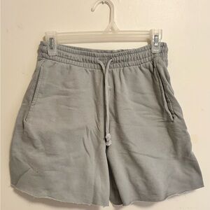 Gray Casual Sweatshorts